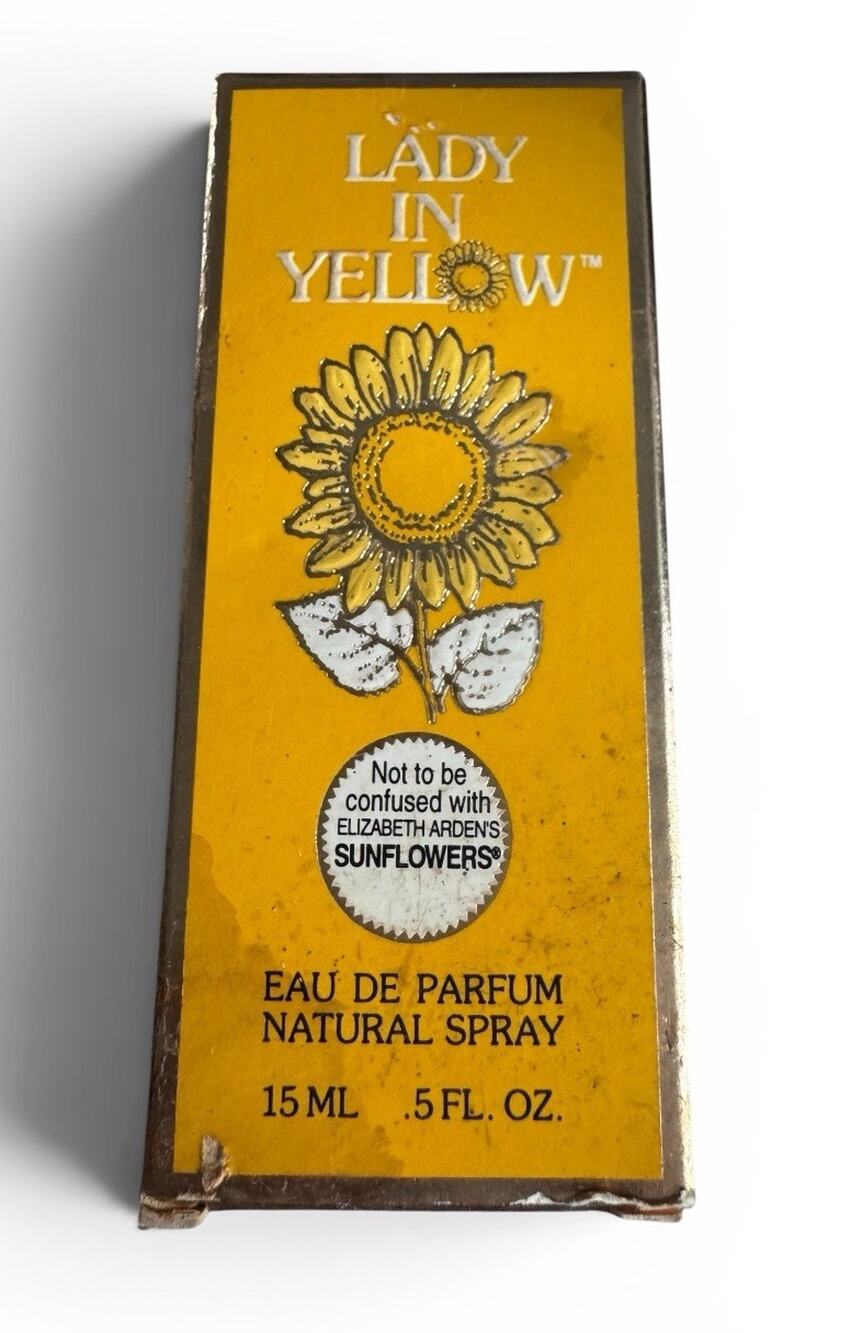 Lady In Yellow .05 Fl oz Eau De Parfum New Boxed